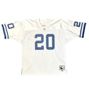 Vintage Mitchell & Ness Barry Sanders Detroit Lions Jersey Sz 56 1996 Throwbacks